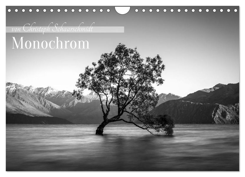 Monochrome Wonders (Wandkalender 2027 DIN A4 quer) CALVENDO Monatskalender