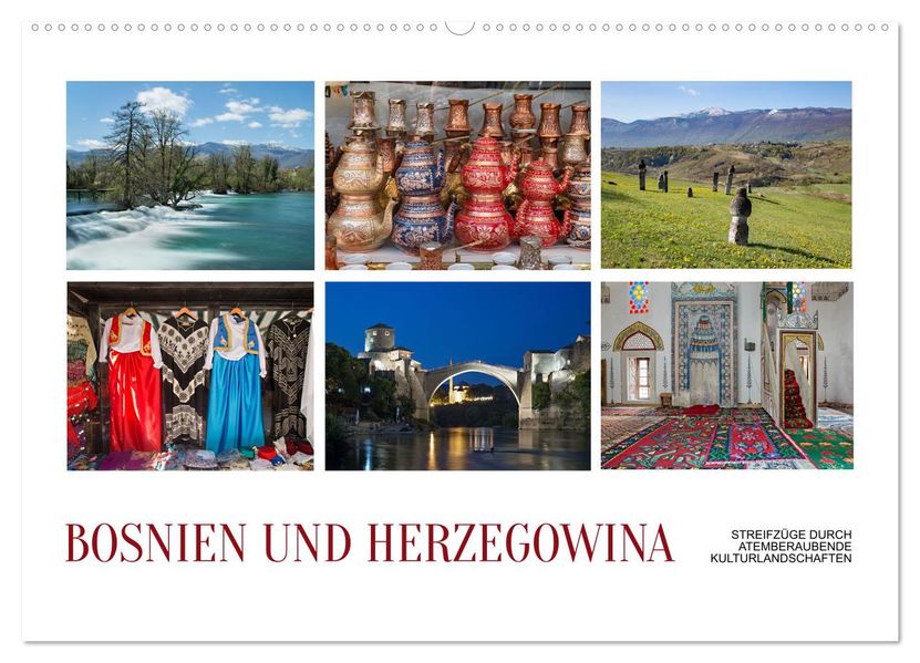 Bosnien und Herzegowina - Streifzüge durch atemberaubende Kulturlandschaften (Wandkalender 2027 DIN A2 quer) CALVENDO Monatskalender
