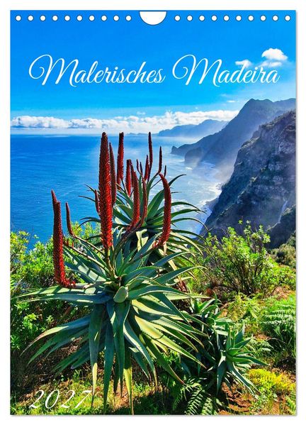 Malerisches Madeira (Wandkalender 2027 DIN A4 hoch) CALVENDO Monatskalender