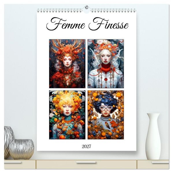 Femme Finesse (High Quality Premium Wall Calendar 2027 DIN A2 portrait)CALVENDO 12 Month Wall Calendar
