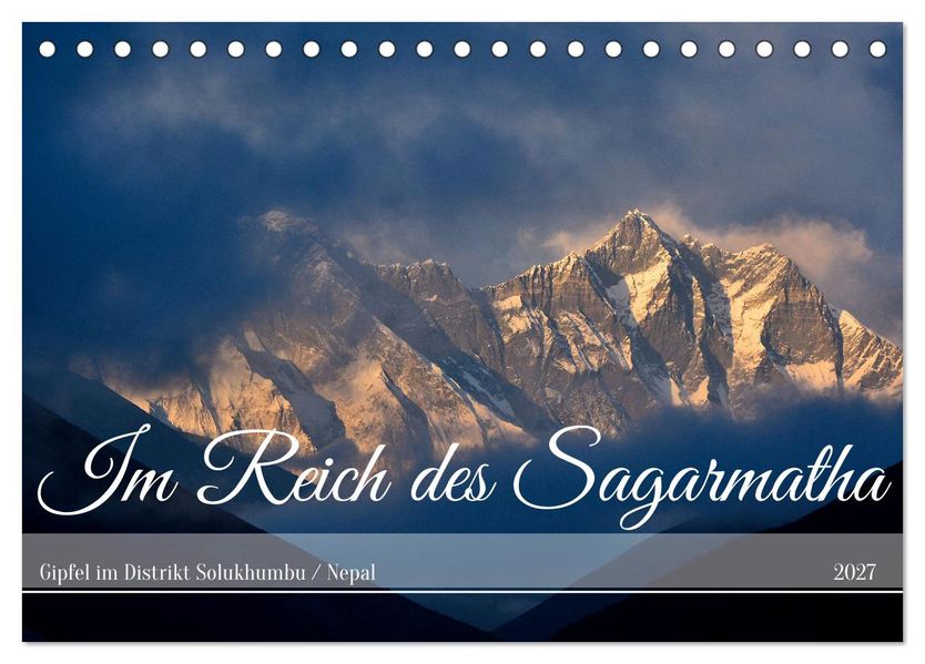 Im Reich des Sagarmatha (Tischkalender 2027 DIN A5 quer) CALVENDO Monatskalender