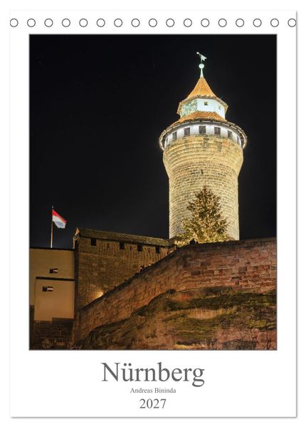 Nürnberg (Tischkalender 2027 DIN A5 hoch) CALVENDO Monatskalender
