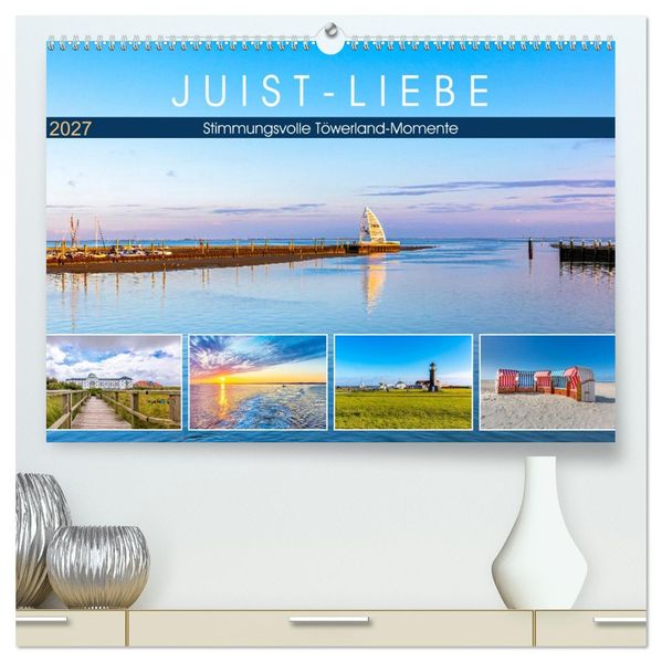 JUIST-LIEBE (hochwertiger Premium Wandkalender 2027 DIN A2 quer) Kunstdruck in Hochglanz