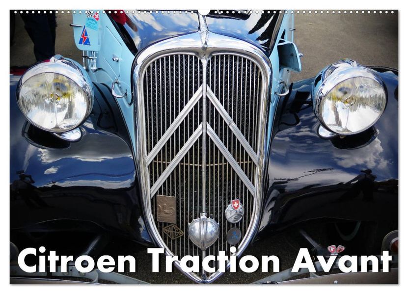 Citroen Traction Avant (Wandkalender 2027 DIN A2 quer) CALVENDO Monatskalender