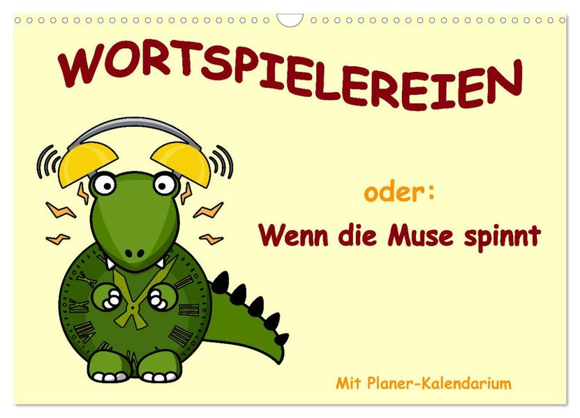 Wortspielereien (Wandkalender 2027 DIN A3 quer) CALVENDO Monatskalender