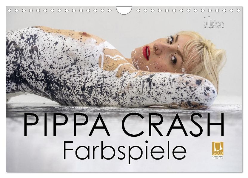 PIPPA CRASH - Farbspiele (Wandkalender 2027 DIN A4 quer) CALVENDO Monatskalender