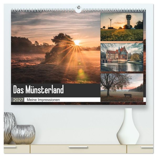 Das Münsterland - Meine Impressionen (hochwertiger Premium Wandkalender 2027 DIN A2 quer) Kunstdruck in Hochglanz