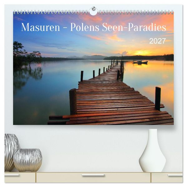 Masuren - Polens Seen-Paradies (hochwertiger Premium Wandkalender 2027 DIN A2 quer) Kunstdruck in Hochglanz
