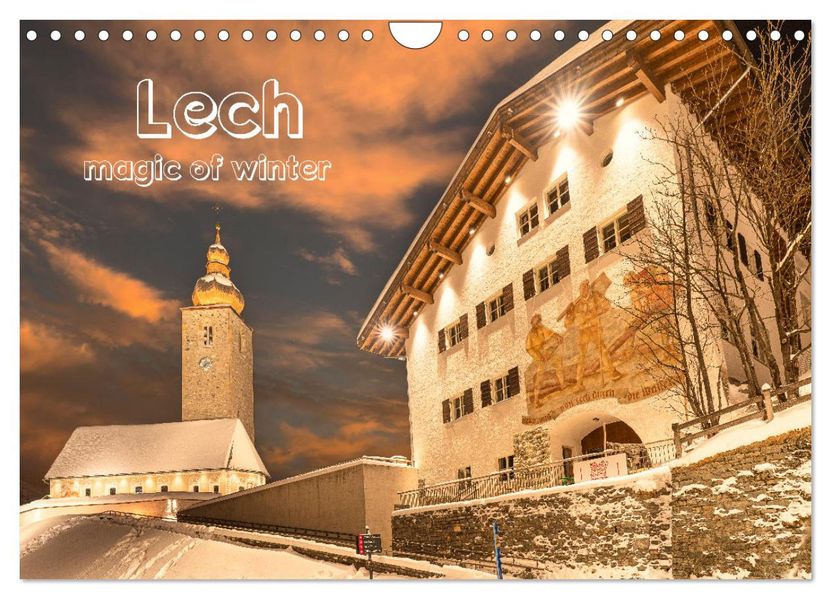 Lech magic of winter (Wandkalender 2027 DIN A4 quer) CALVENDO Monatskalender
