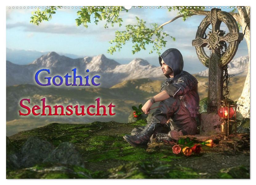 Gothic Sehnsucht (Wandkalender 2027 DIN A2 quer) CALVENDO Monatskalender