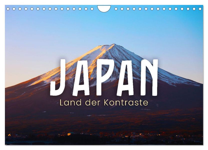Japan - Land der Kontraste (Wandkalender 2027 DIN A4 quer) CALVENDO Monatskalender
