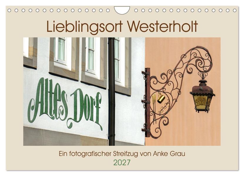 Lieblingsort Westerholt (Wandkalender 2027 DIN A4 quer) CALVENDO Monatskalender