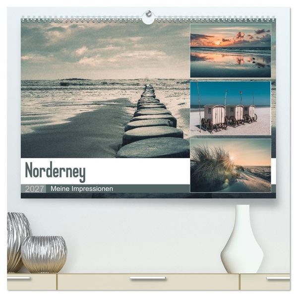 Mein Jahr auf Norderney (hochwertiger Premium Wandkalender 2027 DIN A2 quer) Kunstdruck in Hochglanz