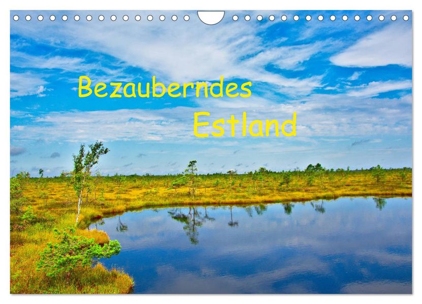 Bezauberndes Estland (Wandkalender 2027 DIN A4 quer) CALVENDO Monatskalender