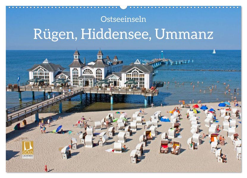 Ostseeinseln Rügen Hiddensee Ummanz (Wandkalender 2027 DIN A2 quer) CALVENDO Monatskalender