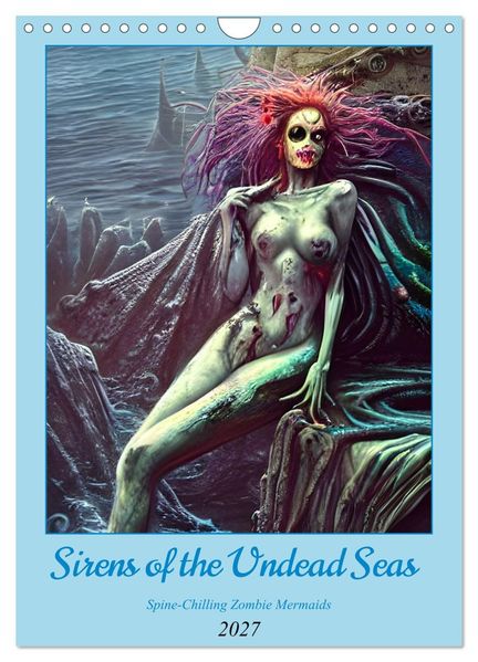 Sirens of the Undead Seas (Wall Calendar 2027 DIN A4 portrait) CALVENDO 12 Month Wall Calendar