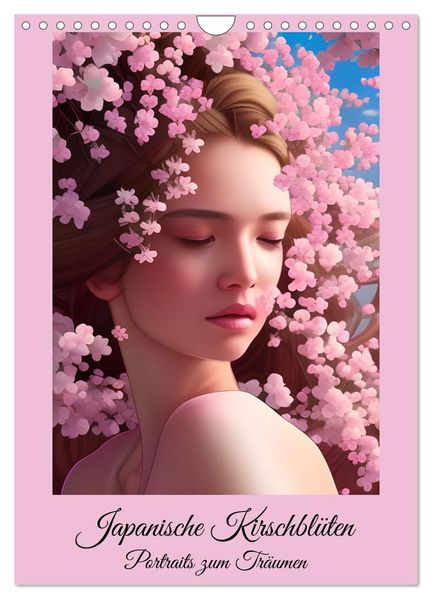 Japanische Kirschblüten - Portraits zum Träumen (Wandkalender 2027 DIN A4 hoch) CALVENDO Monatskalender