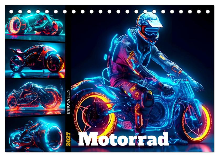 Motorrad Innovation (Tischkalender 2027 DIN A5 quer) CALVENDO Monatskalender