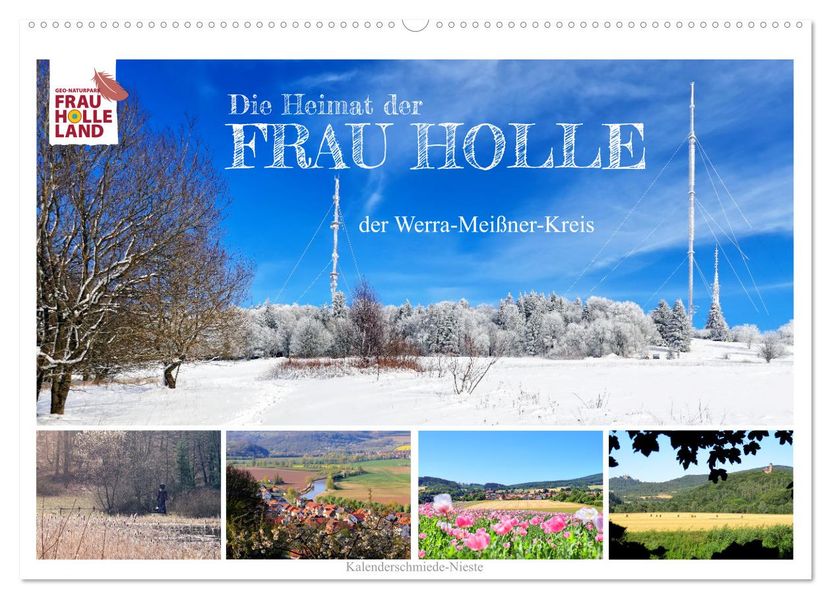 Die Heimat der Frau Holle (Wandkalender 2027 DIN A2 quer) CALVENDO Monatskalender