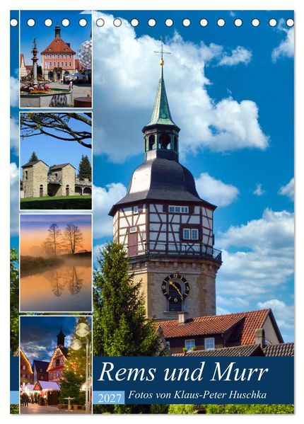 Rems und Murr (Tischkalender 2027 DIN A5 hoch) CALVENDO Monatskalender