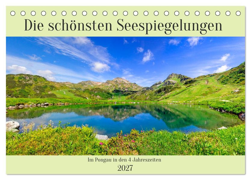 Die schönsten Seespiegelungen (Tischkalender 2027 DIN A5 quer) CALVENDO Monatskalender
