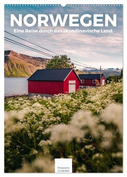 Norwegen - Eine Reise durch das skandinavische Land. (Wandkalender 2027 DIN A2 hoch) CALVENDO Monatskalender
