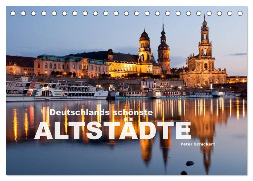 Deutschlands schönste Altstädte (Tischkalender 2027 DIN A5 quer) CALVENDO Monatskalender