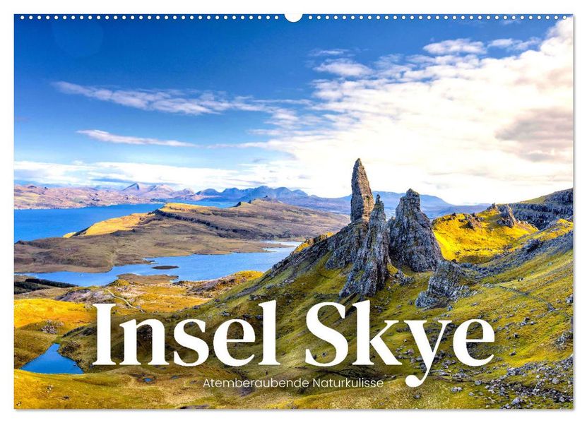 Insel Skye - Atemberaubende Naturkulisse (Wandkalender 2027 DIN A2 quer) CALVENDO Monatskalender