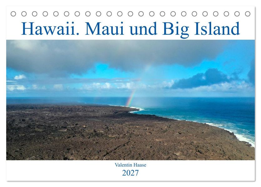 Hawaii Maui und Big Island (Tischkalender 2027 DIN A5 quer) CALVENDO Monatskalender