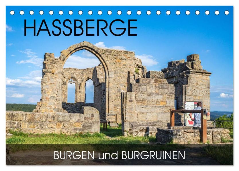 Haßberge - Burgen und Burgruinen (Tischkalender 2027 DIN A5 quer) CALVENDO Monatskalender