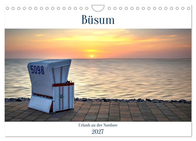 Büsum - Urlaub an der Nordsee (Wandkalender 2027 DIN A4 quer) CALVENDO Monatskalender