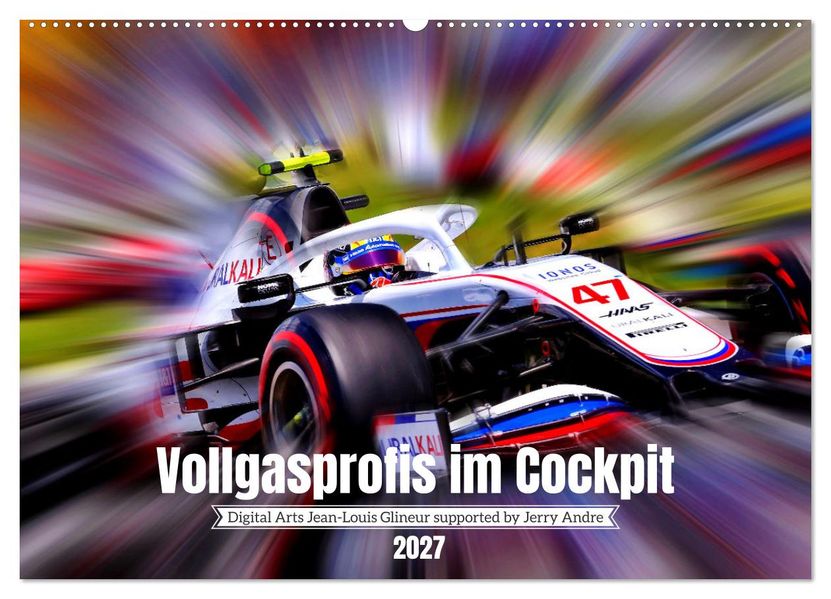 Vollgasprofis im Cockpit (Wandkalender 2027 DIN A2 quer) CALVENDO Monatskalender