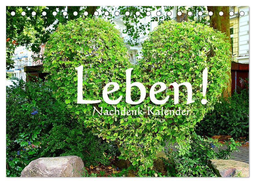 Leben! - Nachdenk-Kalender (Tischkalender 2027 DIN A5 quer) CALVENDO Monatskalender