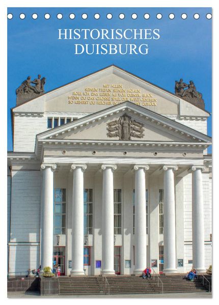 Historisches Duisburg (Tischkalender 2027 DIN A5 hoch) CALVENDO Monatskalender