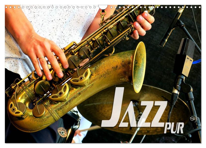 Jazz pur (Wandkalender 2027 DIN A3 quer) CALVENDO Monatskalender