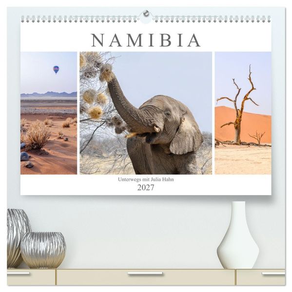 Namibia - unterwegs mit Julia Hahn (hochwertiger Premium Wandkalender 2027 DIN A2 quer) Kunstdruck in Hochglanz