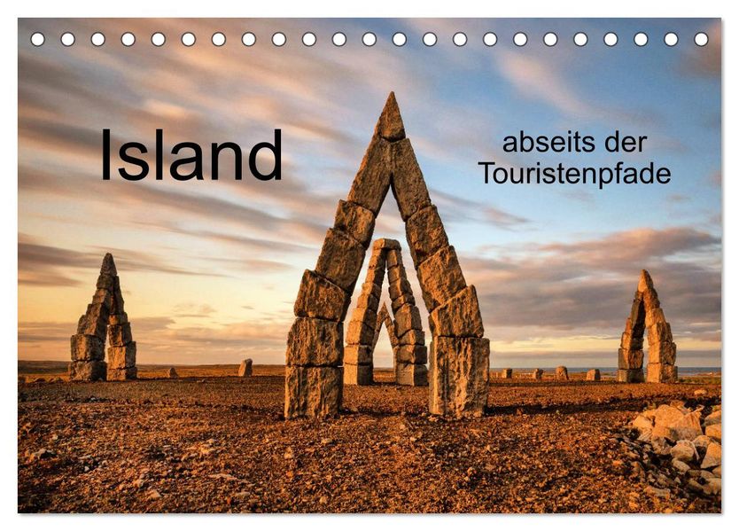 Island abseits der Touristenpfade (Tischkalender 2027 DIN A5 quer) CALVENDO Monatskalender