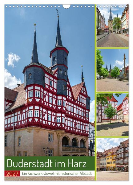 Duderstadt am Harz (Wandkalender 2027 DIN A3 hoch) CALVENDO Monatskalender