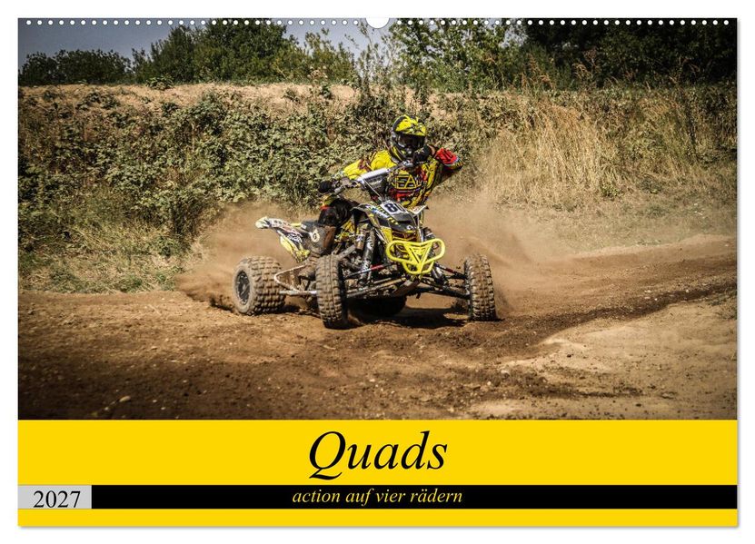 Quad`s action auf vier rädern (Wandkalender 2027 DIN A2 quer) CALVENDO Monatskalender