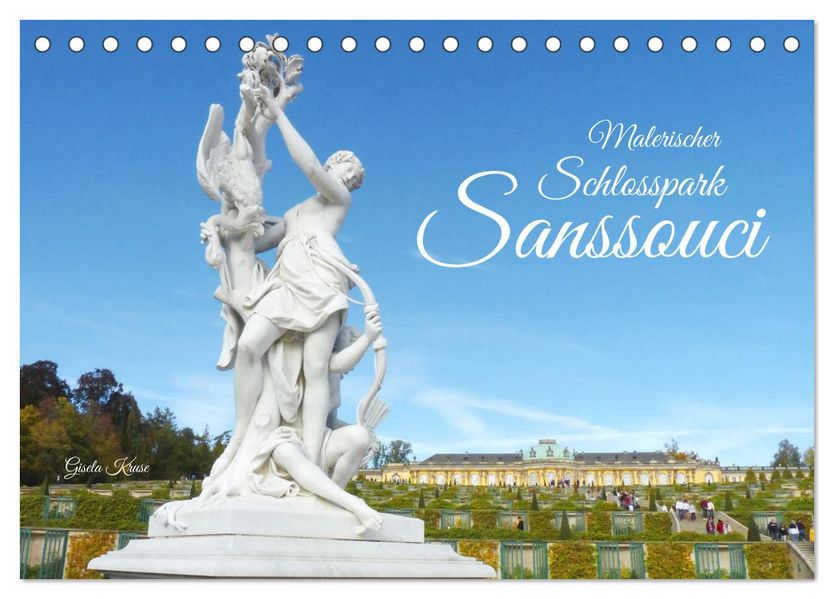 Malerischer Schlosspark Sanssouci (Tischkalender 2027 DIN A5 quer) CALVENDO Monatskalender