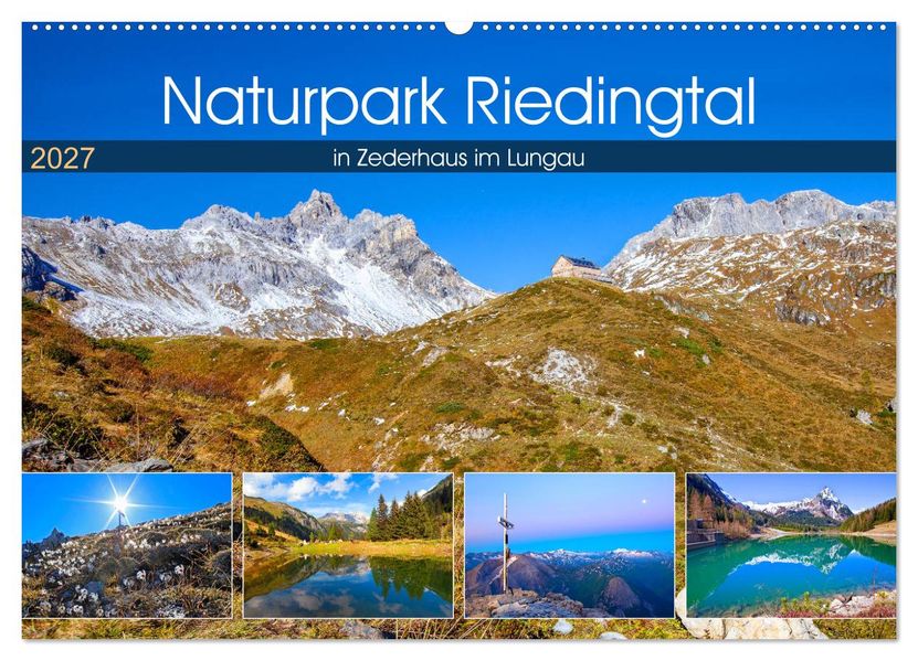 Naturpark Riedingtal (Wandkalender 2027 DIN A2 quer) CALVENDO Monatskalender