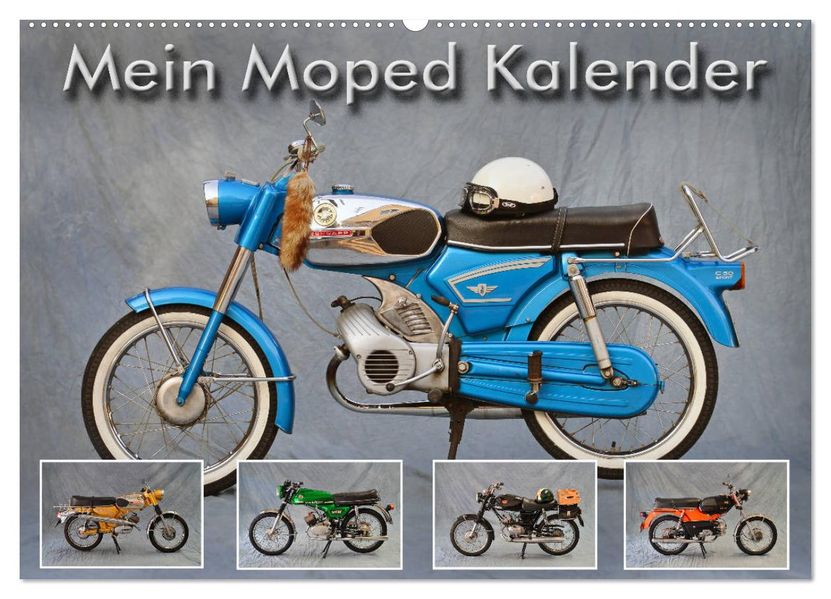 Mein Moped Kalender (Wandkalender 2027 DIN A2 quer) CALVENDO Monatskalender