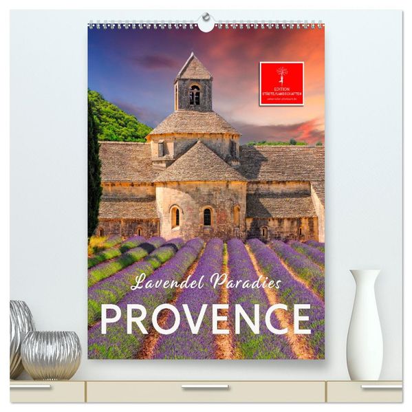 Provence Lavendel Paradies (hochwertiger Premium Wandkalender 2027 DIN A2 hoch) Kunstdruck in Hochglanz
