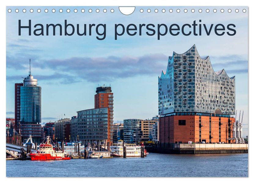 Hamburg perspectives (Wall Calendar 2027 DIN A4 landscape) CALVENDO 12 Month Wall Calendar