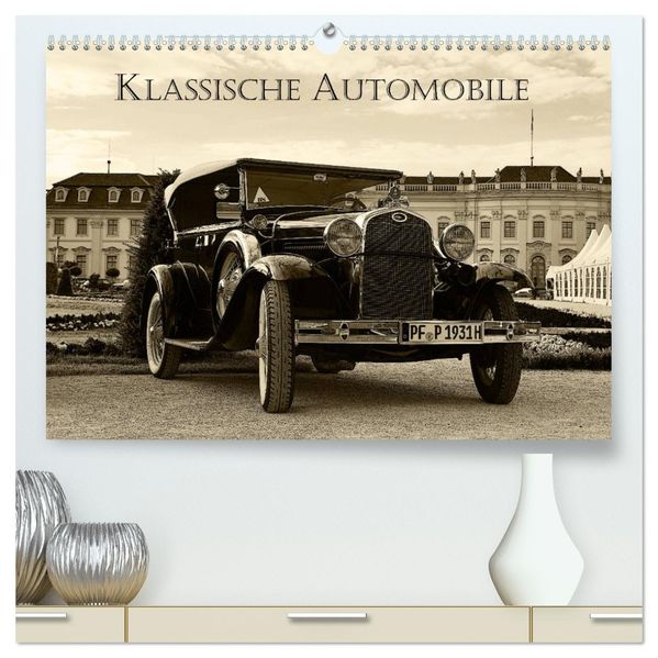 Klassische Automobile (hochwertiger Premium Wandkalender 2027 DIN A2 quer) Kunstdruck in Hochglanz