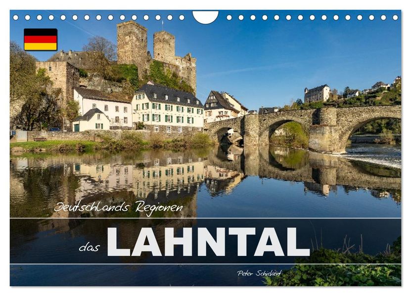 Deutschlands Regionen - das Lahntal (Wandkalender 2027 DIN A4 quer) CALVENDO Monatskalender