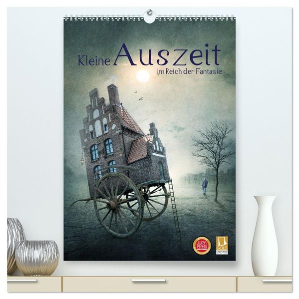 Kleine Auszeit im Reich der Fantasie (hochwertiger Premium Wandkalender 2027 DIN A2 hoch) Kunstdruck in Hochglanz
