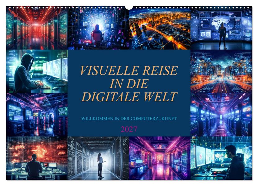 Visuelle Reise in die digitale Welt (Wandkalender 2027 DIN A2 quer) CALVENDO Monatskalender
