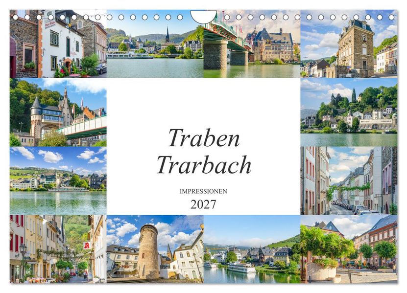 Traben Trarbach Impressionen (Wandkalender 2027 DIN A4 quer) CALVENDO Monatskalender