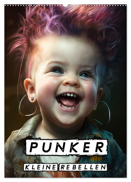 Punker Kleine Rebellen (Wandkalender 2027 DIN A2 hoch) CALVENDO Monatskalender